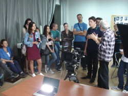 Study visit to NuBoyana film studio in Sofia.   - B-Camera1